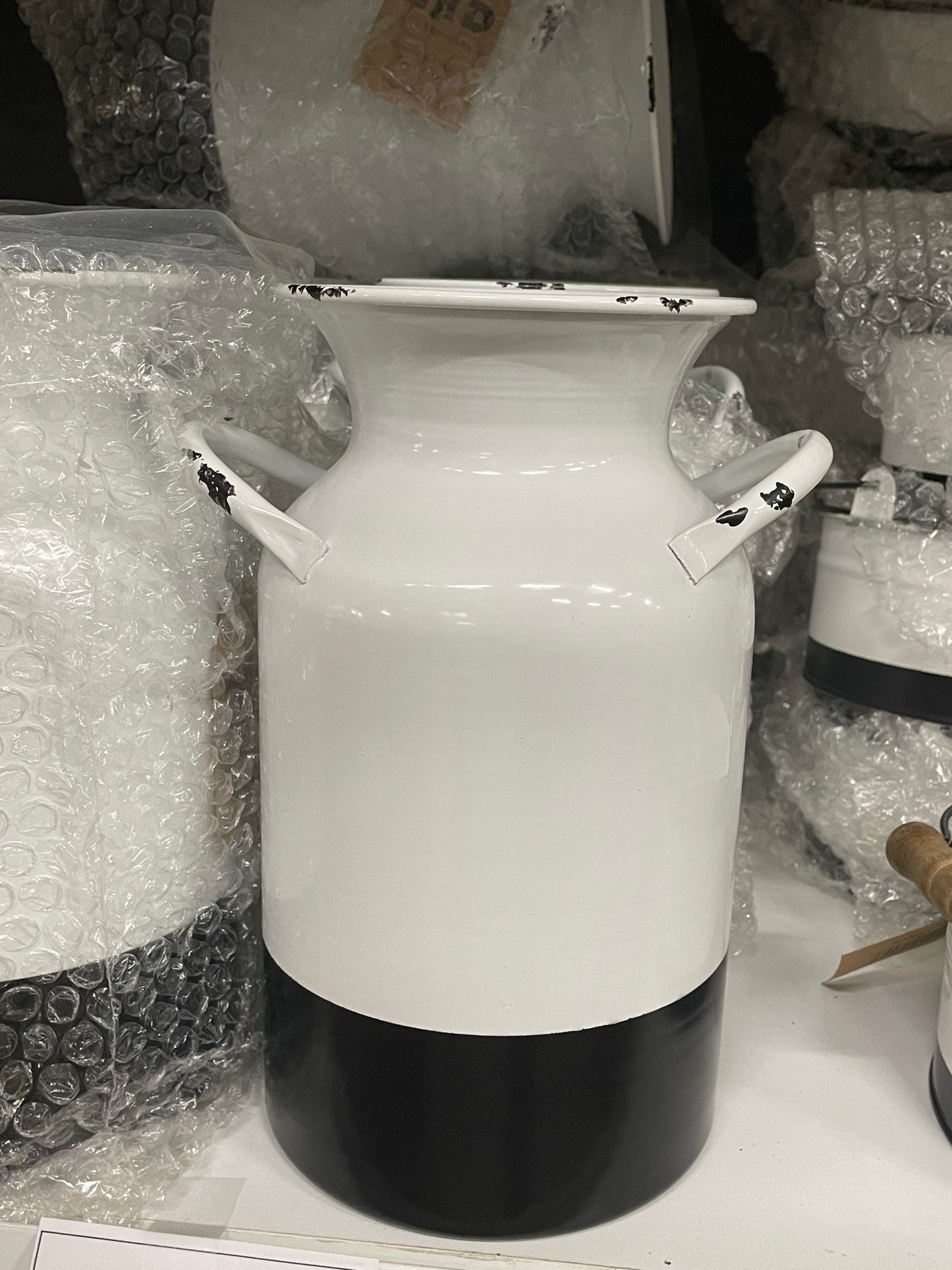 White & Black Canister