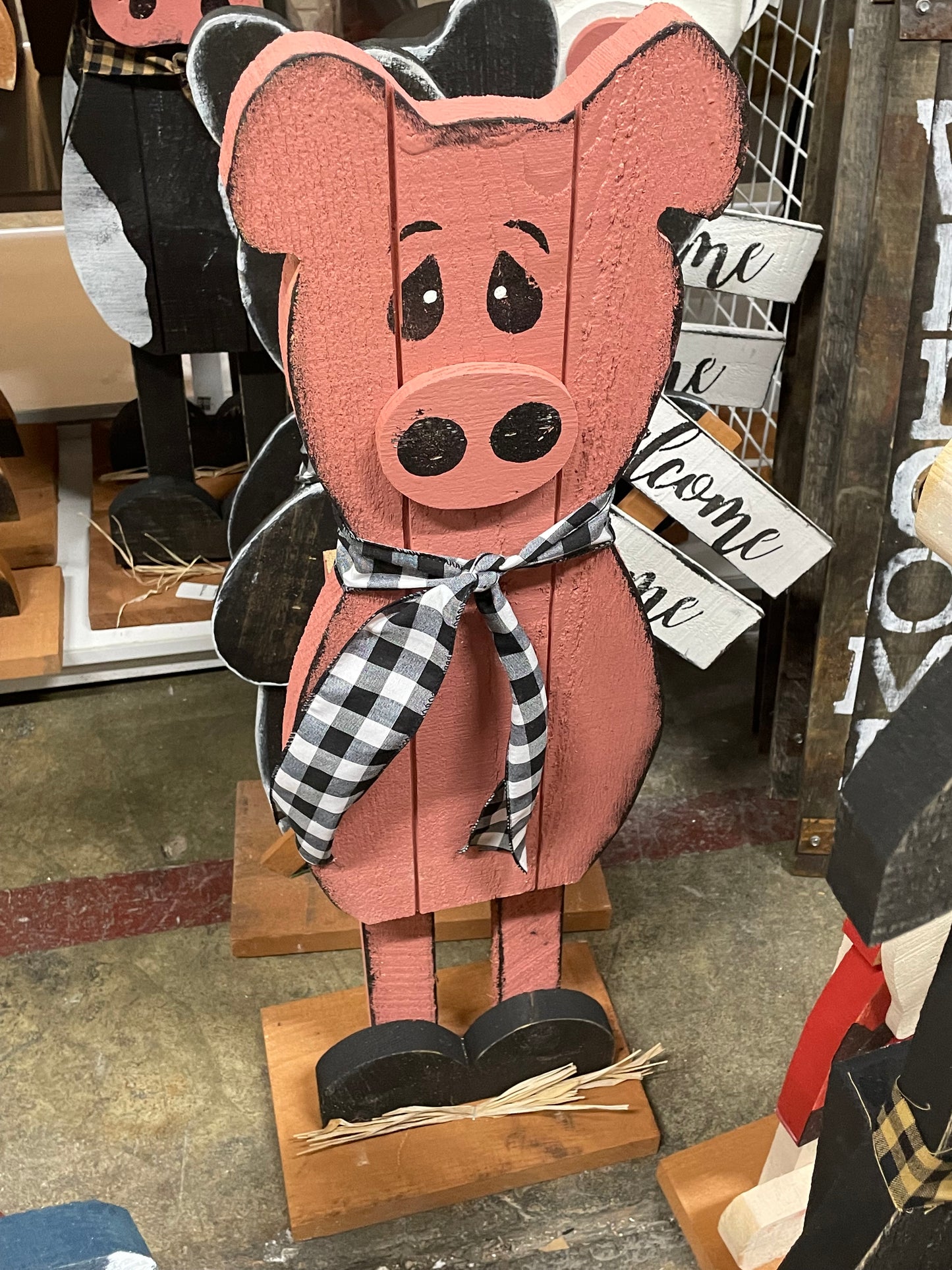 Pig Wood Sign