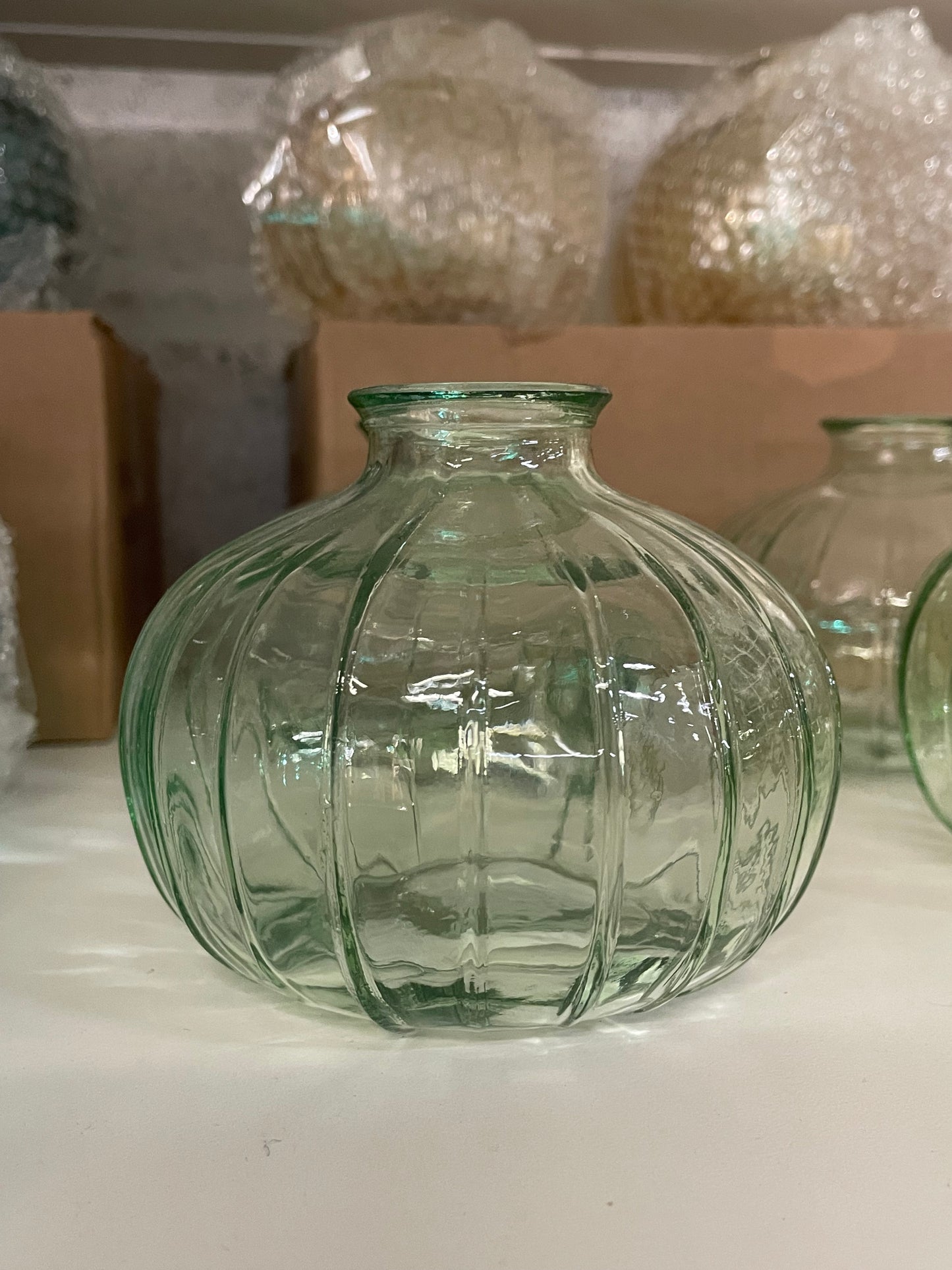 Small glass vases